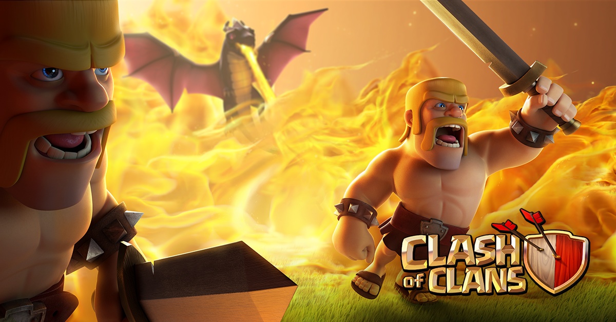 clash of clans level 4 barbarian