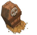 Скелет в шкафу 1 и 2 уровня - земля (вид в игре)