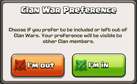 Clan War Preference